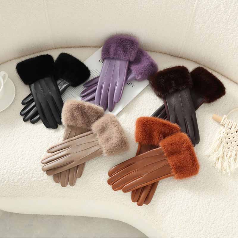 Women’s PU Leather Gloves