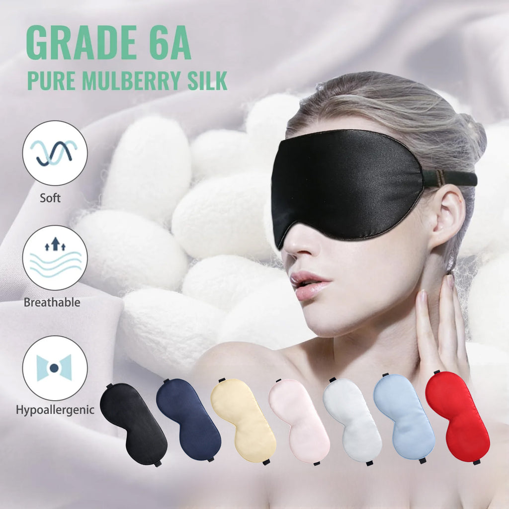 100% Pure Silk Sleep Mask
