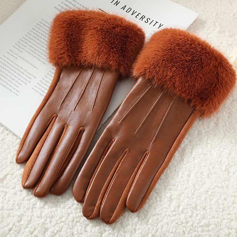 Women’s PU Leather Gloves