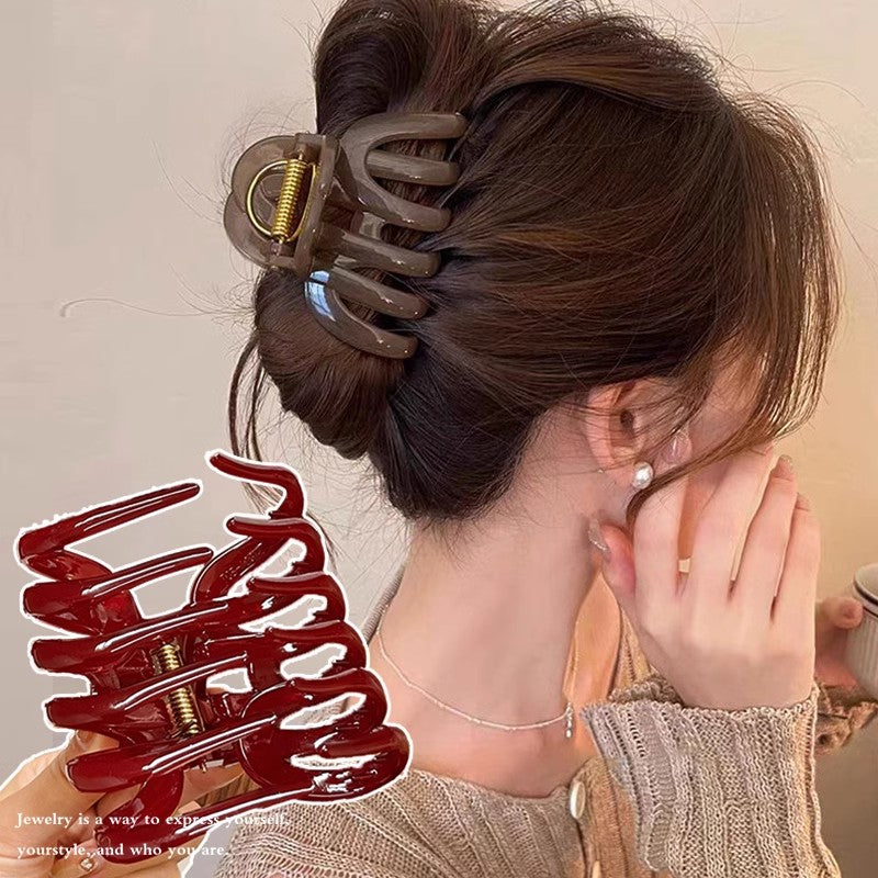 Pumpkin Hair Claw