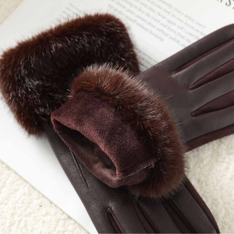 Women’s PU Leather Gloves